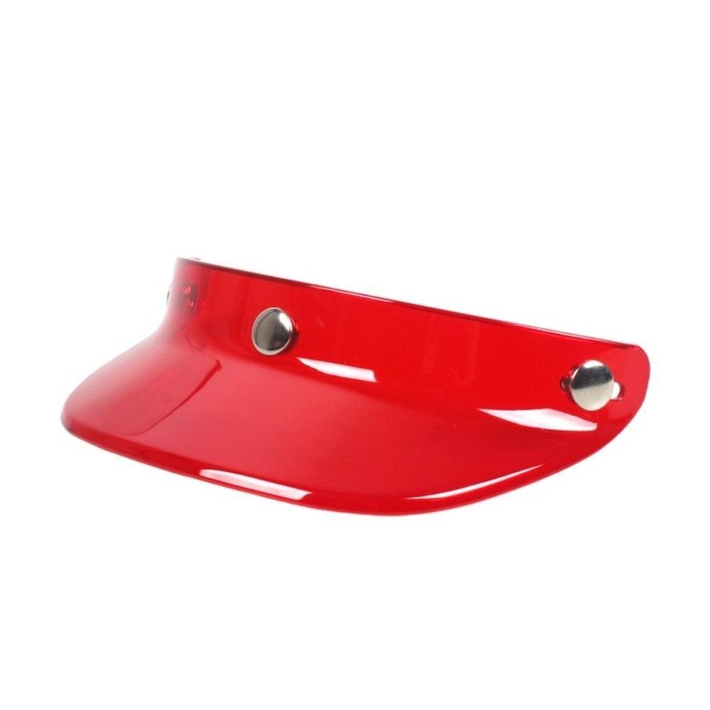 3 Druckknopf-Helmzubehör Universell passend Jethelm-Visier Rollerhelm