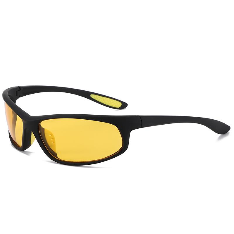 185 Поляризовані спортивні сонцезахисні окуляри з нічним баченням - Чоловічі окуляри для велоспорту на відкритому повітрі