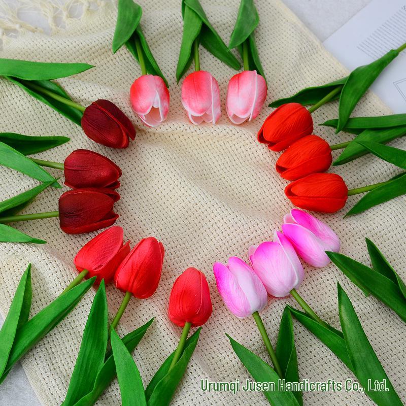 Tulip Artificial Flowers for Home Decor and Wedding Bouquets