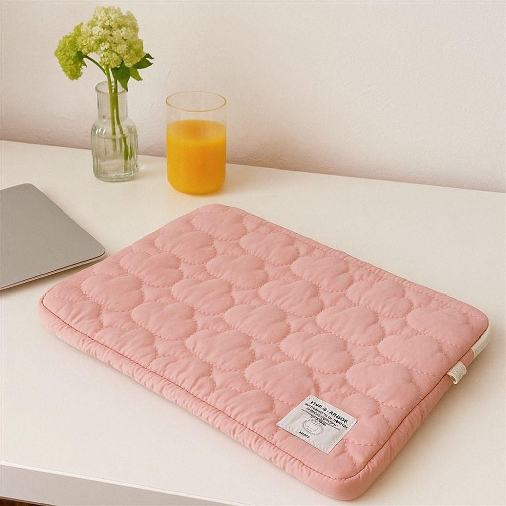 Korean Style Laptop Sleeve Padded Tablet Protective Case Soft Laptop Bag Notebook Storage