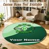 Round Rug Custom NameWerder Bremen FC Pattern Non Slip Carpet Home Floor Decor