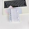 A7 Size Glitter Stationery Binder Notebook Shell Pocket Notepads DIY Postcards Collect Portable Hand Account Book Shell