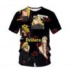2025 New Naruto Kids' T-Shirt Kakashi Print Casual Harajuku Style Top for Boys & Girls