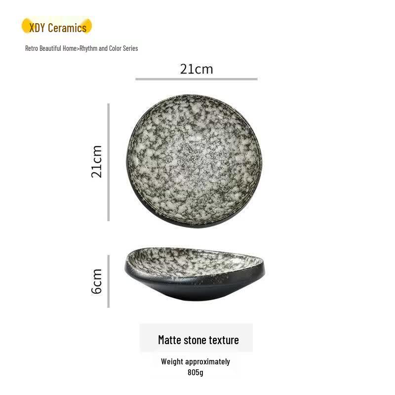 ROYUGO 8-inch Japanese Retro Matte Ceramic Bowl