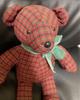 [USED] Familiar Teddy Bear, Red Check
