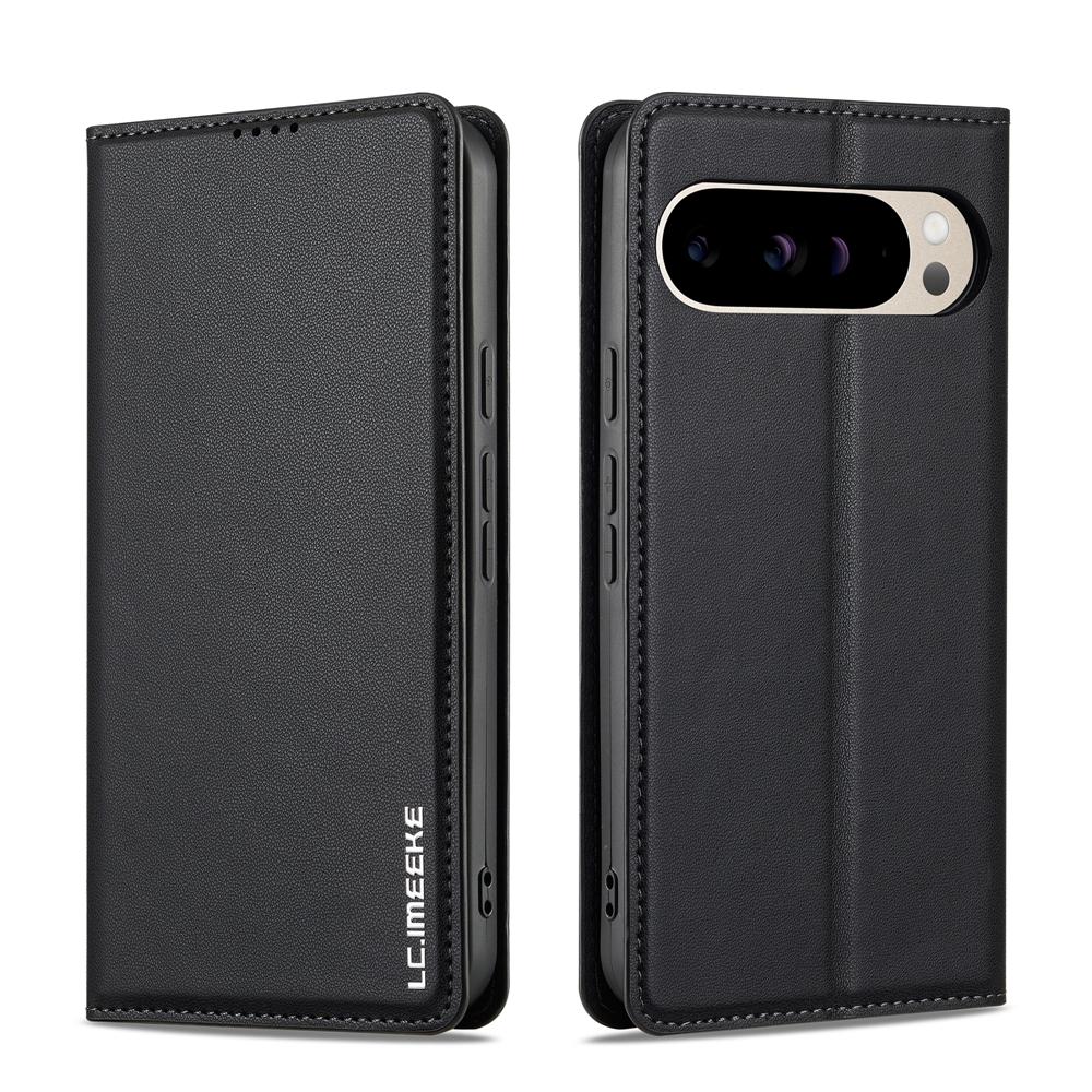 

Для Google Pixel 9 8 7 Pro XL 7A 8A чехол из высококачественной искусственной кожи кошелек с магнитным слотом для карт противоударный держатель-подставка For Google Pixel 7 чёрный