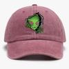 Alien Printed Alien Printed Baseball Cap Vintage Washed Unisex Sun Hat  Hiking