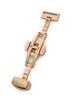 Cassis Watch Strap PBF Mirror Finish 14mm Rose Gold with Replacement Tool CARGM014 [CASSIS] D-Buckle D-BUCKLE