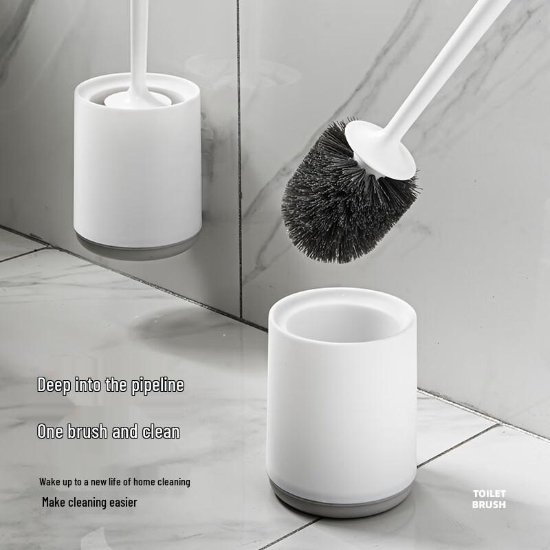 Wall-Mounted Long-Handle Toilet Brush