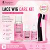 Lace Wig Installation Kit Waterproof No Residue Wig Glue Full Set Tools Quick Adhesion Long-Lasting Hold Black