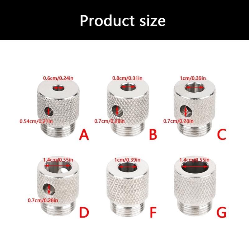 Woodworking Doweling Jig Drill Bushing 6/8/10/14mm Pocket Hole Jig Drill Sleeve Drill Guide Hole Locator Drilling Bit