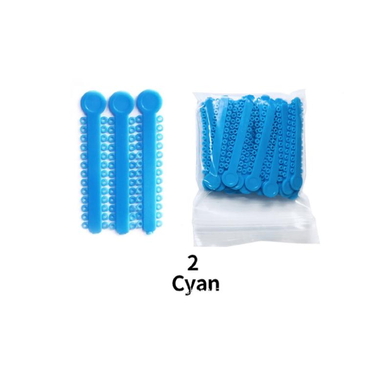 1040 Uds/40 Varillas De Ligadura Elástica De Ortodoncia Dental Bandas Coloridas Anillos Elásticos De Látex Para Soportes Herrami