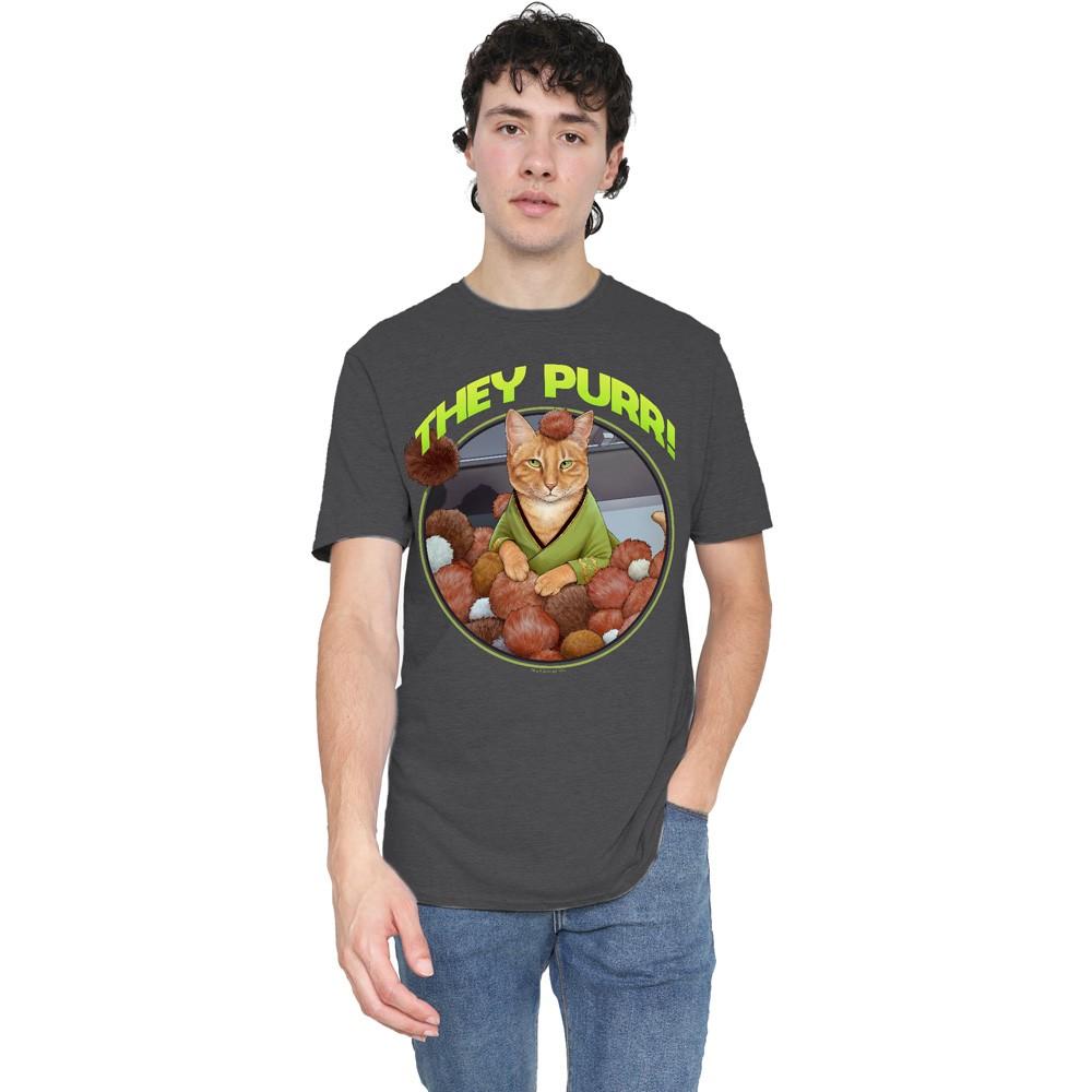 Star Trek The Purr T-Shirt S-3XL Charcoal L