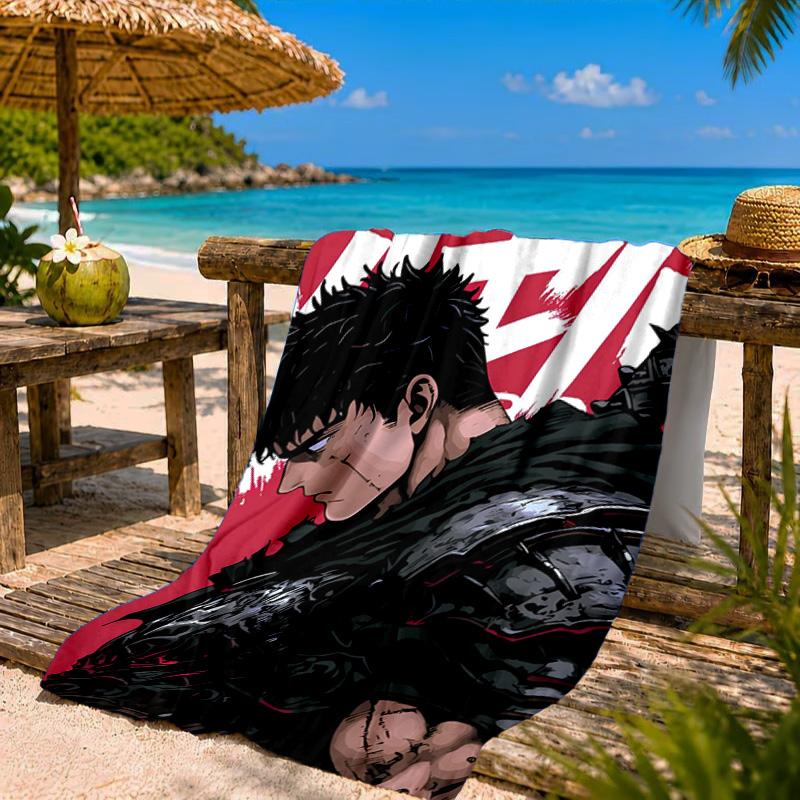 Dark Warrior Rising Beach Towel Microfiber Beach Towel, Lightweight and Quick-Dry, for Summer Travel, Swimming Pool Fan Birthday Gift
