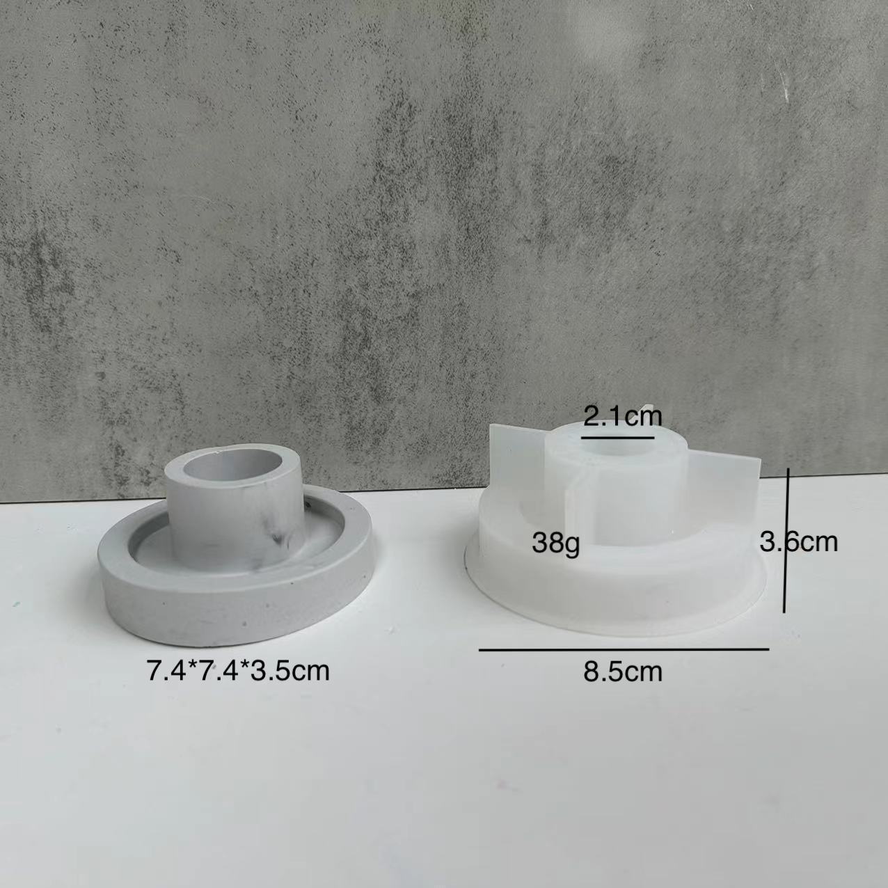 

Цементные круглые подсвечники силиконовые формы DIY бетон гипс скандинавский подсвечник керамическая форма декор для дома поделки подарок