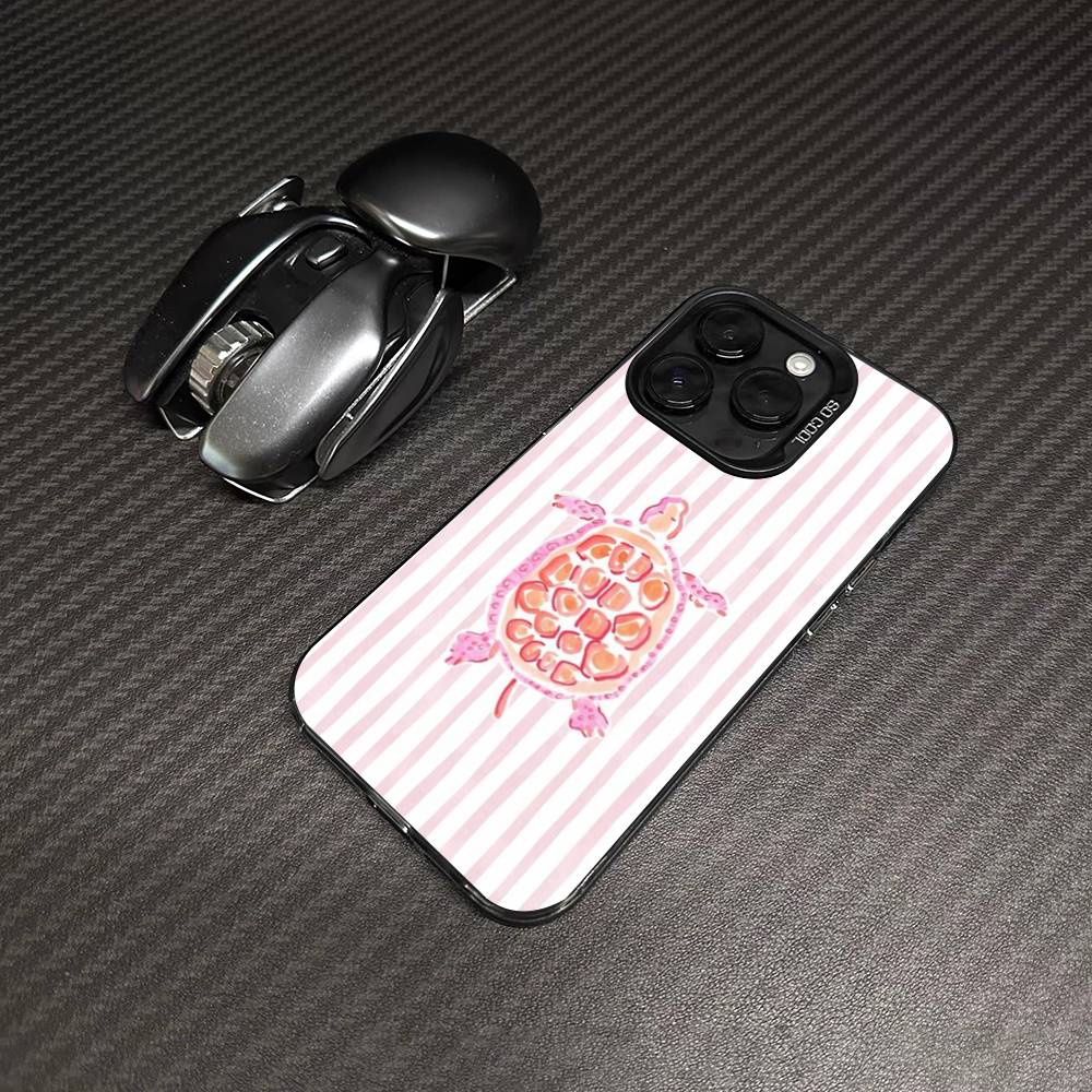 Cute Marine Life, Crabs, Lobsters Phone Case For IPhone 17 16 15 14 13 12 11 Pro Max Plus Color Silver Cover