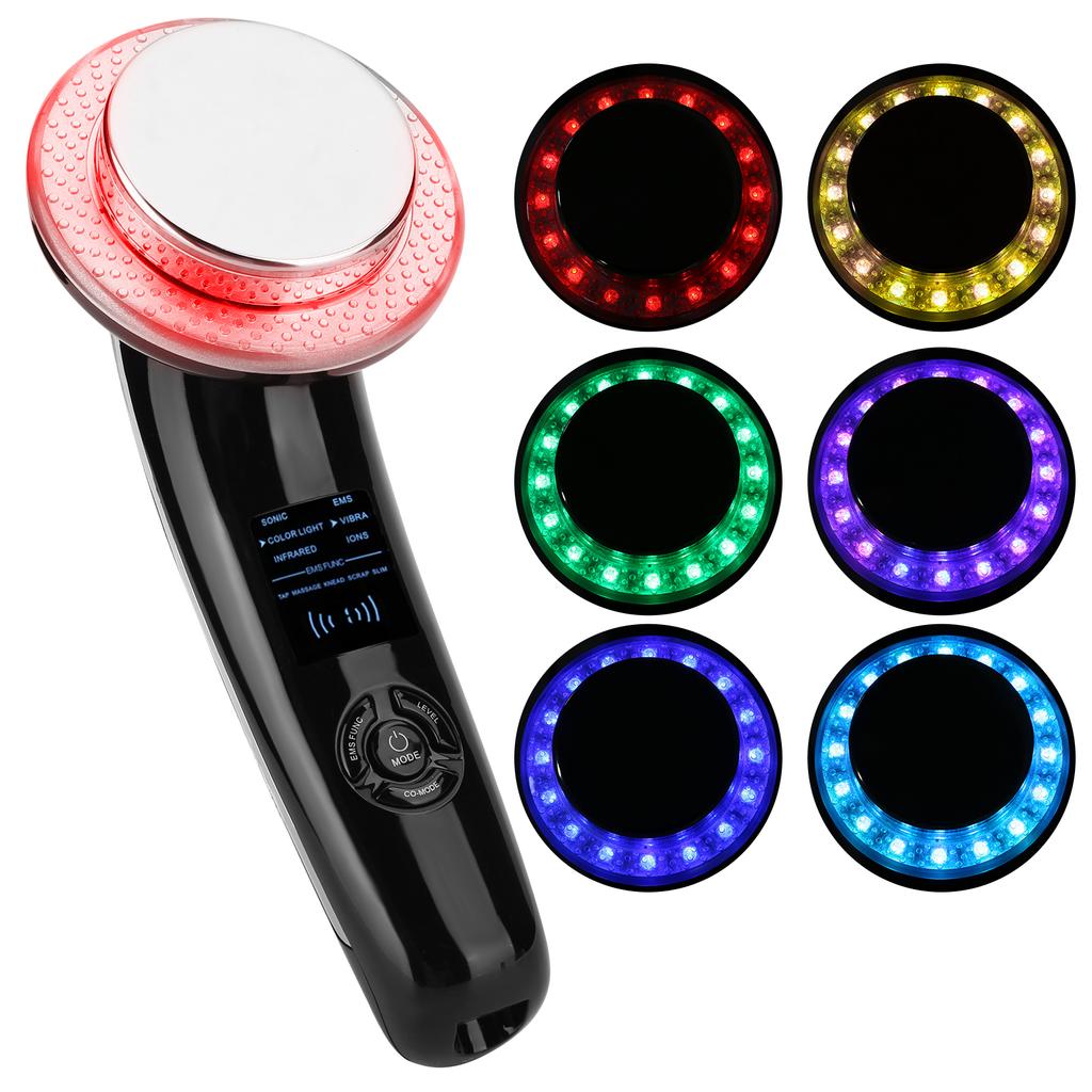 6‑In‑1 LED Body Slimming Massager EMS Whitening Skin Rejuvenation Infrared Heating Device 100‑240V