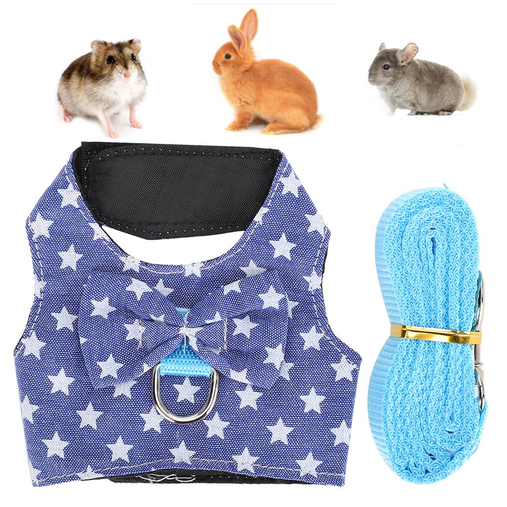 Pet Vest Chest Strap Harness Small Animal Rabbit Hamster Pet Vest Harness Pet SuppliesS