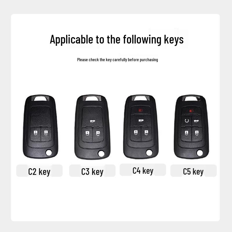 Folding Metal Key Case for Buick Excelle, Yue Lang 10-20 models