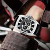 Men's Punk Watch Luminous Calendar Faux Leather Strap Quartz Watch Students Father's Day Gifts