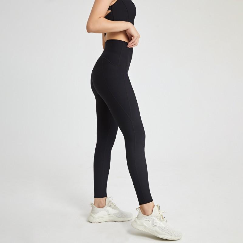 High Waist Seamless Yoga Leggings Women Stretchy Tummy Control Workout Pants Winter