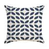 Geometric Pillow Cover, Washed Linen Look Throw Pillow Case with Hidden Zipper, Minimalist Cushion Cover for Sofa, Bed, Office, Cozy Home Decor