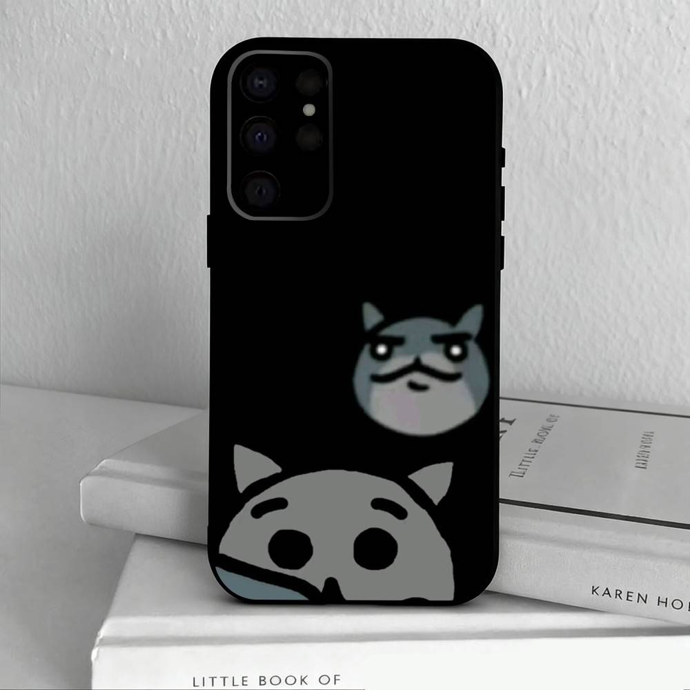 

2026Game-E M-Mewgenics-S Phone Case For Samsung S25,24,23,22,30,21,10,9,Ultra,Plus,Lite,FE,4,5 G Soft Black Case Samsung S24Plus