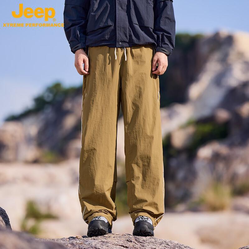 JEEP Men's Water-Resistant Outdoor Cargo Hiking Pants