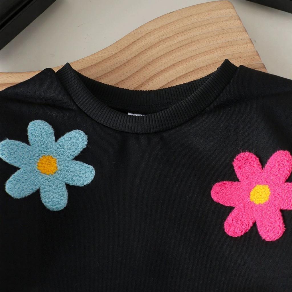 Kids Casual Long-Sleeve Set, Comfortable Daily Wear Outfits