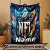 Custom Name Personalized NFL Print Blanket, Home Decor, Bedroom, Sofa, Camping, Couch, Gifts for Birthday Christmas