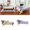 Detailed 1/12 Scale Dollhouses Sofa With Sturdy Wood Construction For Realistic Bedroom Living Room Displays
