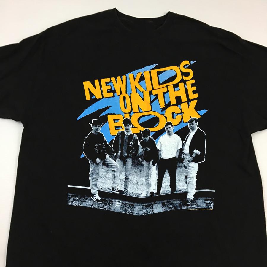 New Kids On The Block Band Member Mens Black Shirt Unisex T-Shirt M