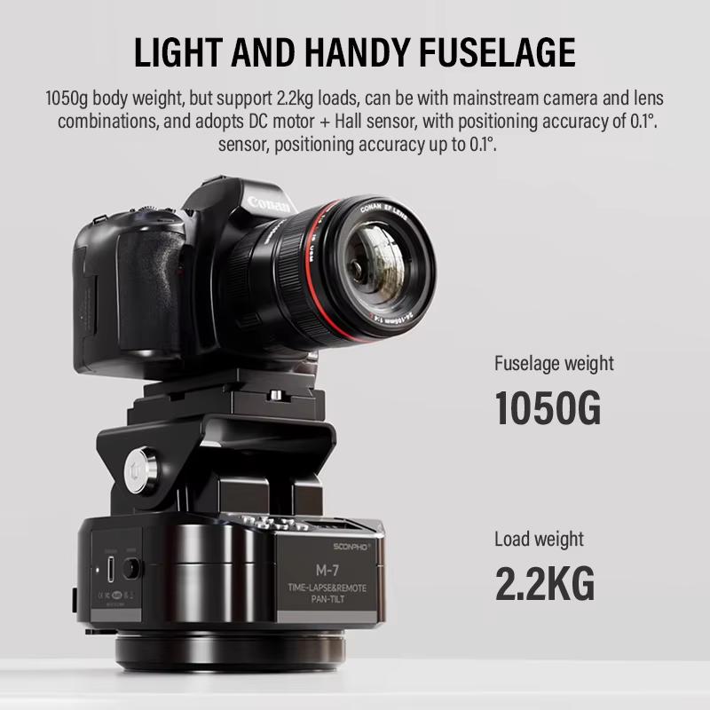 soonpho M6 M7 AI Smart Face Following Motorized Rotating Panoramic 2-Axis Head Stabilizer for Phones Cameras Live Broadcast