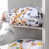 Folding Clothes Storage Organiser Cow Pattern Quilt Storage Bag Travel Compression Bag  Home