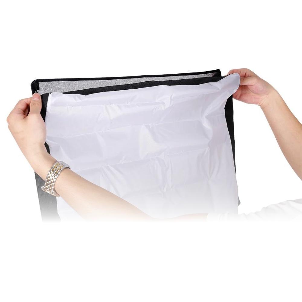 Softbox rectangular photo modifier bulb foldable 50x70 cover