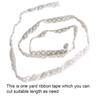 1 Yard DIY Handmade Lace Pearl Ribbon Tape Trim Decoration Clothes Accessories #3