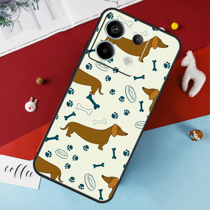 Sausage Dog Dachshund Quotes Case For Xiaomi Redmi 12 13C 12C 10C 9C Redmi Note 13 9 10 11 12 Pro 9S 10S 11S 12S Cover