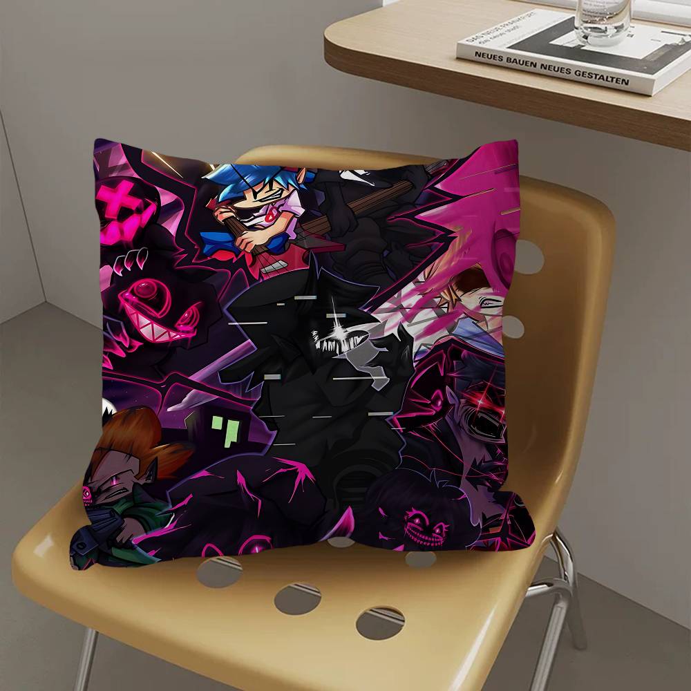 Game F-Friday Night F-Funkin Pico Boyfriend Pillow Gifts Home Office Furnishings Bedroom Sofa Car Cushion Cover Case 45X45Cm