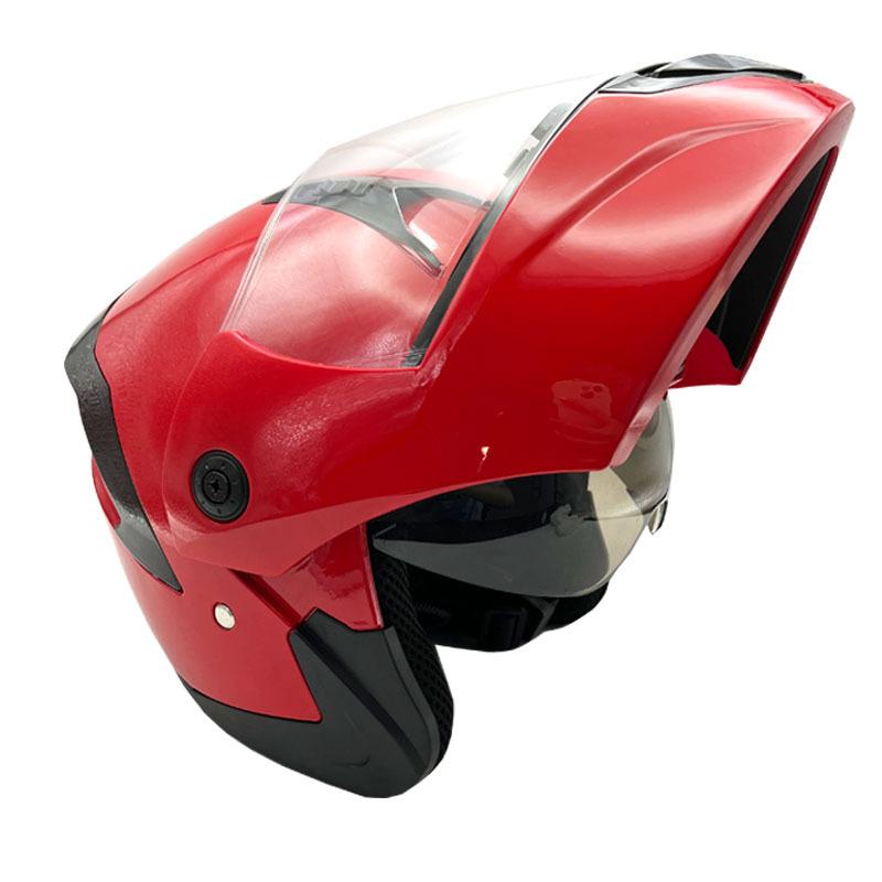 New national standard dual-lens open-face motorcycle helmet, suitable for men and women, all-season use, racing motorcycle winter helmet, warm helmet
