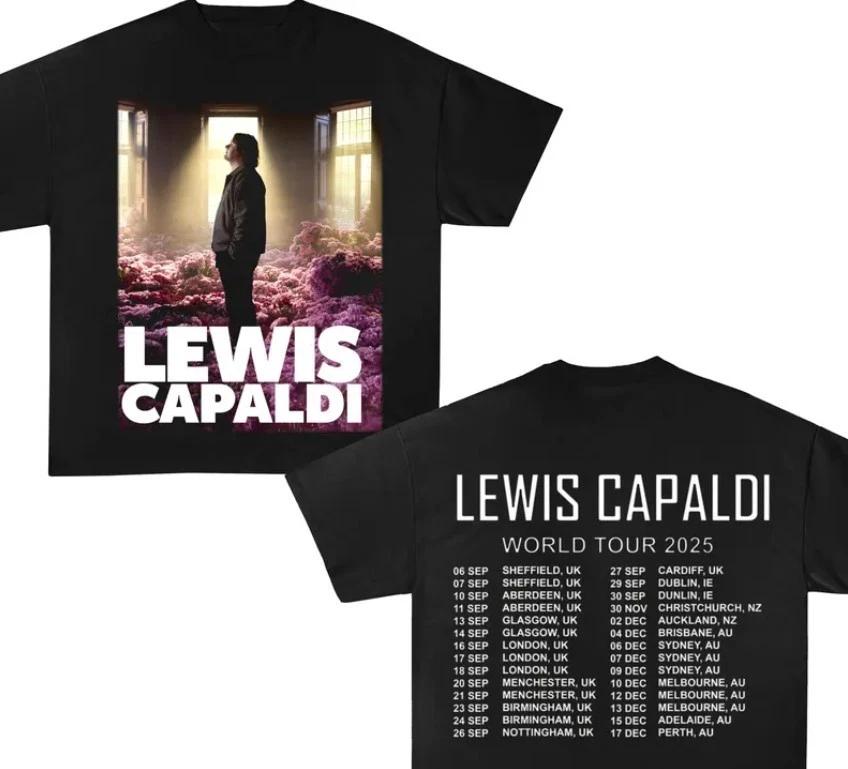Lewis Brit Pop Capaldi World Tour 2025 Concert Tour Shirt L