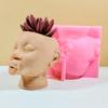 Ugly Women Flower Pots Silicone Mold Concrete Plaster Candle Holder Molds Crystal Epoxy Resin Mold DIY Handmade Crafts