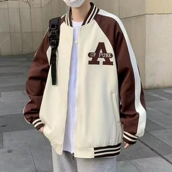 Men's and Couples' Trendy American-Inspired Baseball Jacket for Spring, Autumn, and Winter
