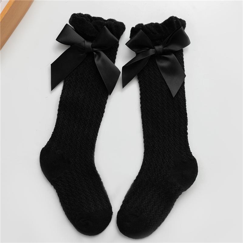 Girl Long Tube Socks Princess Children's Knee High-quality Warm Dance Cute New Bow Long Socks High Quality Kids Socks