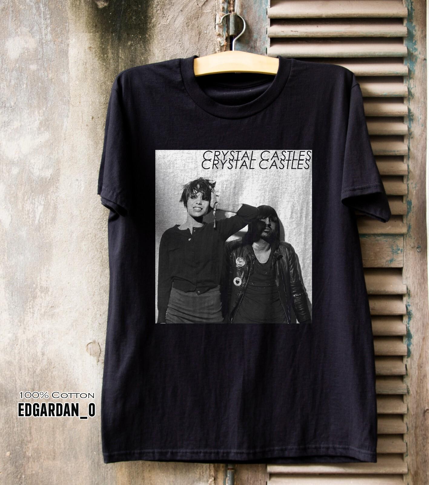 Crystal Castles Shirt, Crystal Castles Band Black Unisex T-shirt Size S-5XL M