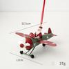 Christmas Tree Hanging Airplane Statue Small Doll Holiday Gifts Party Decorative Sculpture
