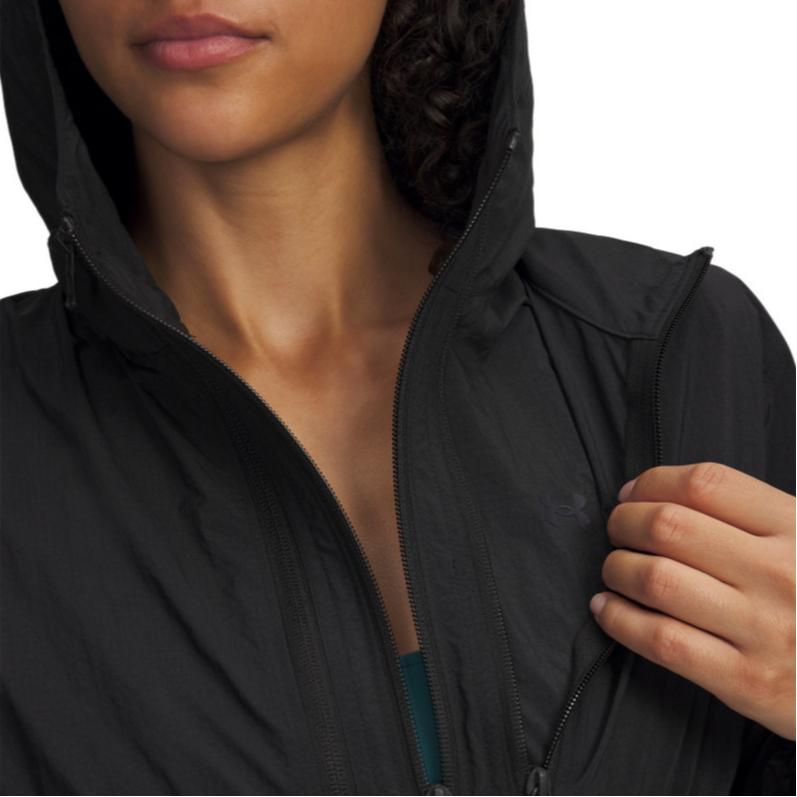 Under Armour Unstoppable 3 In 1 Work Woven Hooded Zip Jacket Women Jackets 6009688-008