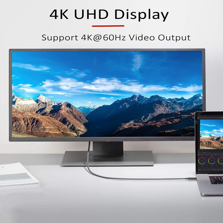 Super Speed 20Gbps Data Transmission 4K Video 240W 100W 5A Fast Charging USB C Cable To USB C Kabel Nylon Braided