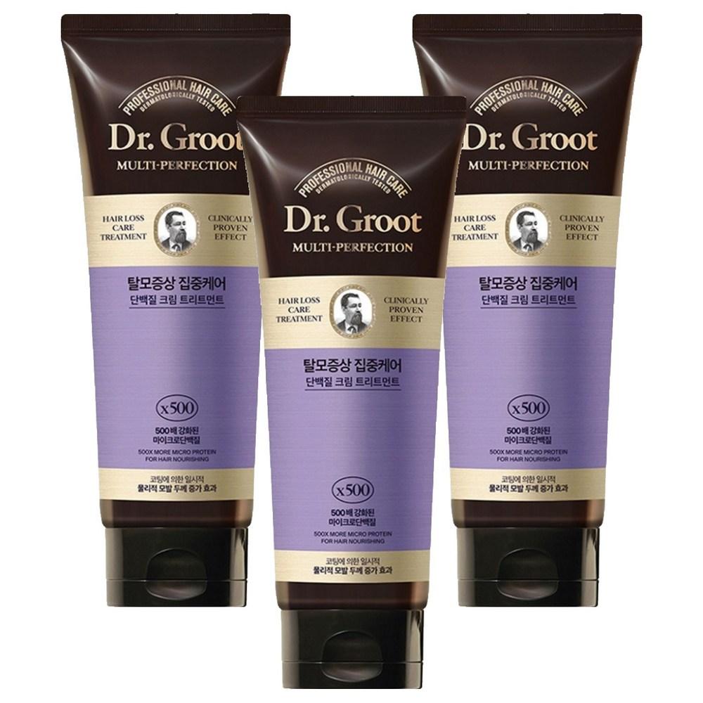Dr. Groot Multi-Perfection Hair Loss Care Protein Cream Hair Treatment 250ml 3 Pcs