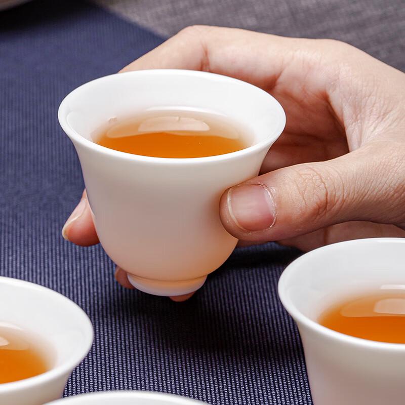 Naijiang White Porcelain Kung Fu Tea Set