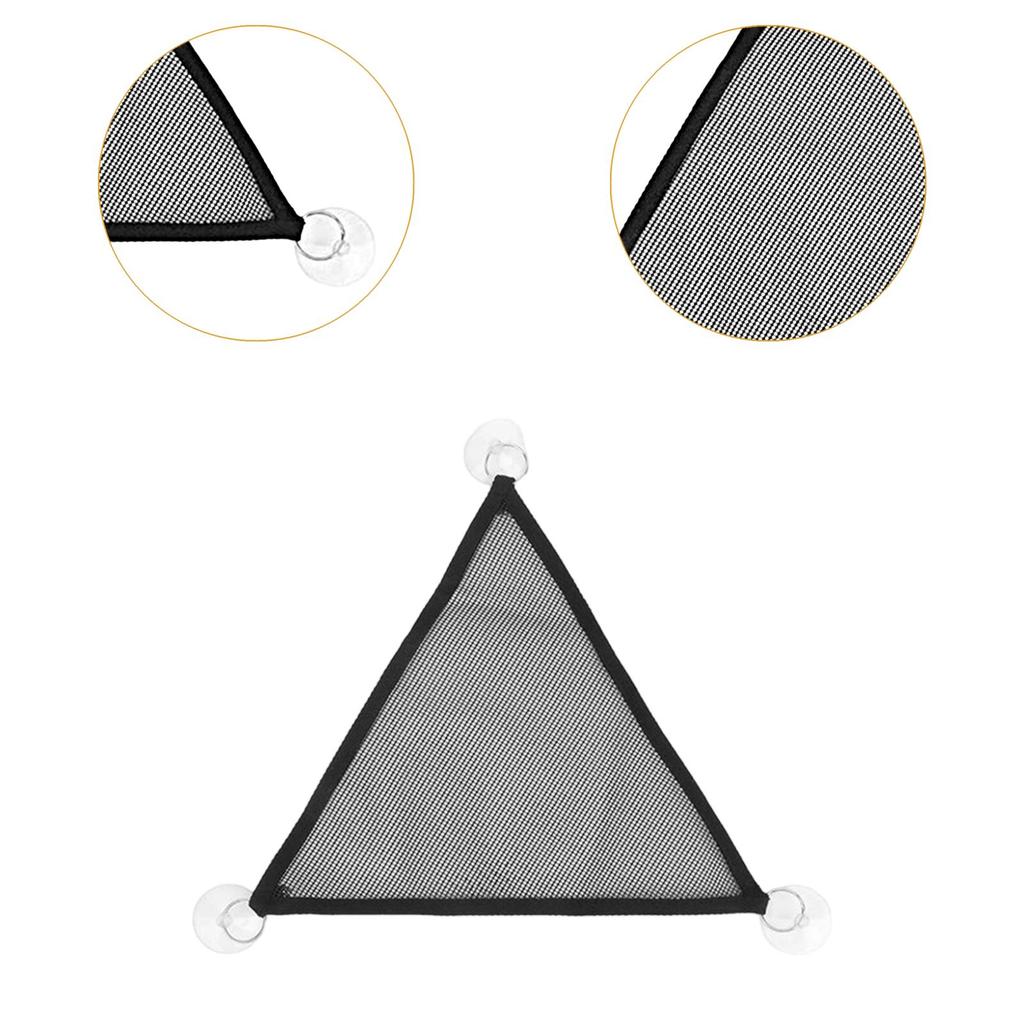 2Pcs Bearded Dragon Hammock with Suction Cup Breathable Mesh Reptile Hanging Bed for Chameleon Gecko Reptile Accessories